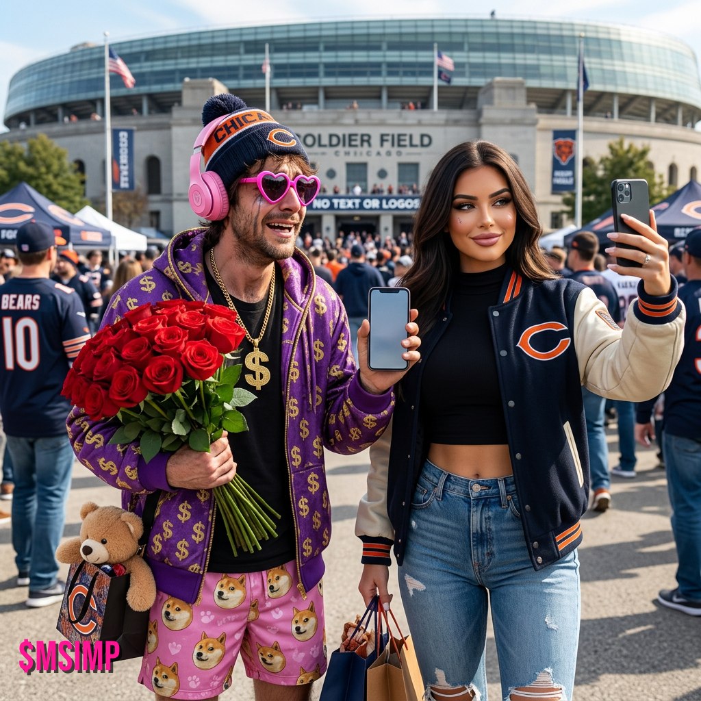 Flowers, shopping bags, and unwavering Chicago conviction.